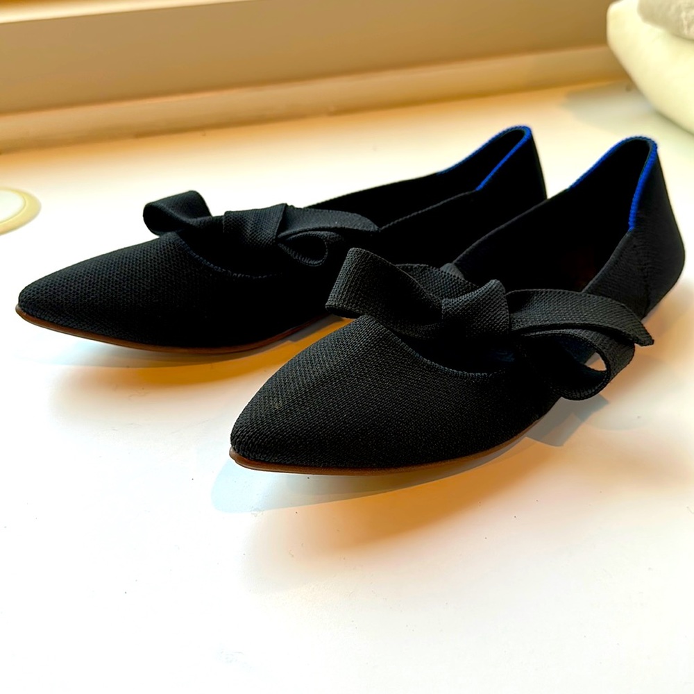 Rothy’s Mary Jane w Bow | Black | Size 7